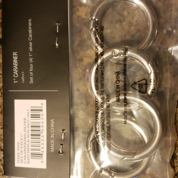 Miche 1" silver carabiner - Picture 2 of 2